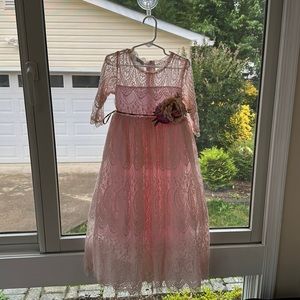 Trish scully dress pink lace